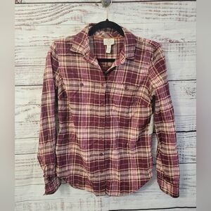 St Johns Bay NWTS S Plaid Button-down